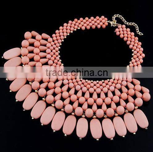 Bohemia Resin Vintage Choker Collar Pendant Statement Necklace Women Necklaces & Pendants Fashion Necklaces for Women 2014