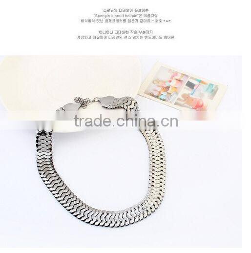 Top Quality Gold Silver Plated Chunky Pendant Statement Necklace Women Necklaces & Pendants Fashion Necklaces for Women 2014