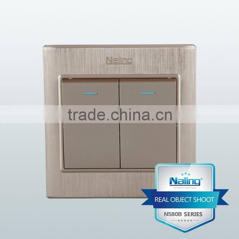 2 gang 2 way electric wall switch house light switch