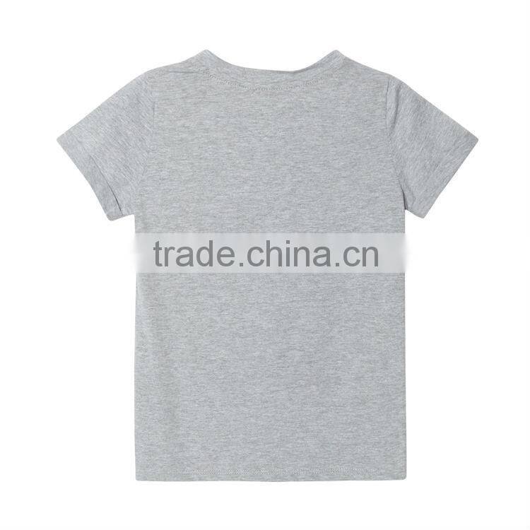 lovely color grey wholesale t shirt printing animal cat