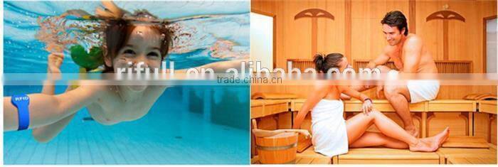 2016 RFID Event Wristbands with QR and name printed for meeting signed