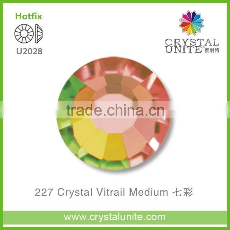 U2028 Crystal Vitrail Medium Optimal Hot Fix Rhinestone