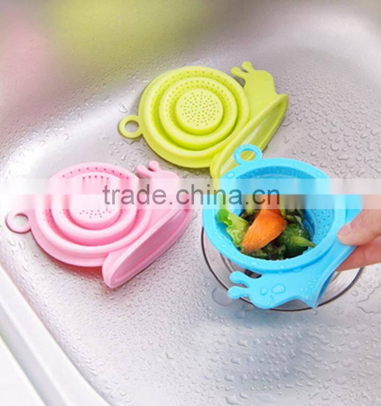 Silicone material cheap funny cartoon lovely bathroom floor drain promotional