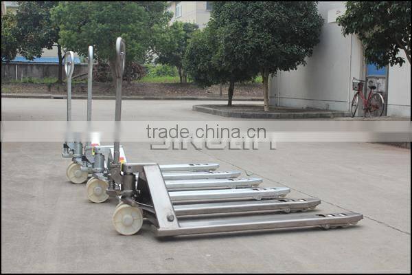 2015 Sinolift New NPG 2.5 Ton Galvanised CE Certificate Hand Pallet Truck