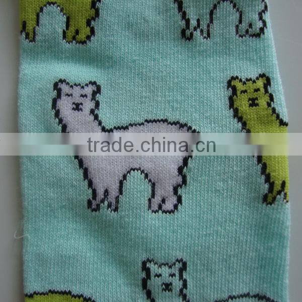 GSW-133 Alibaba wholesale jacquard fancy womens 100% pure cotton plain socks