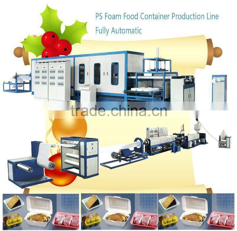 plastic disposable food box making machine(New design)