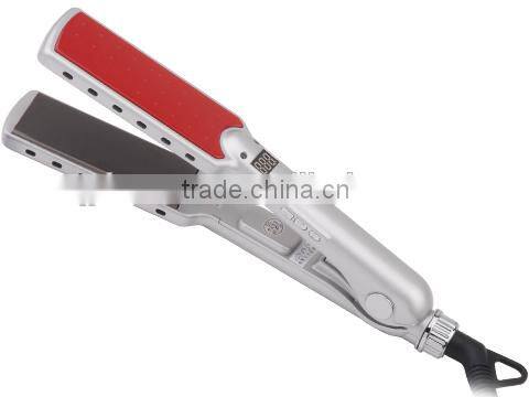 professional Digital Ceramic hair straightener and curling iron