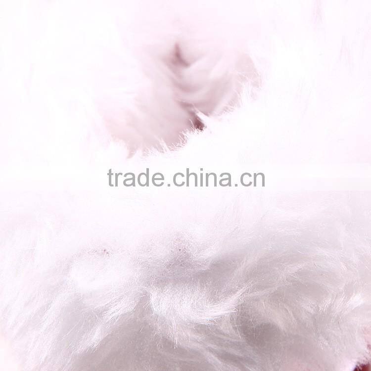 Coralon leather toddler shoe baby shoe prewalker with fuzzy ball baby shoes boots