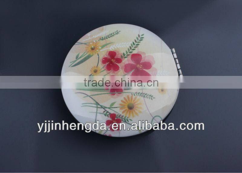 round shape fashion make-up mirrors