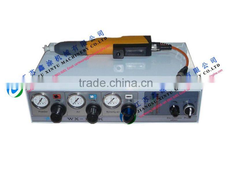 Dual Powder Guns Electrostatic box feeder vibrating powder coating system