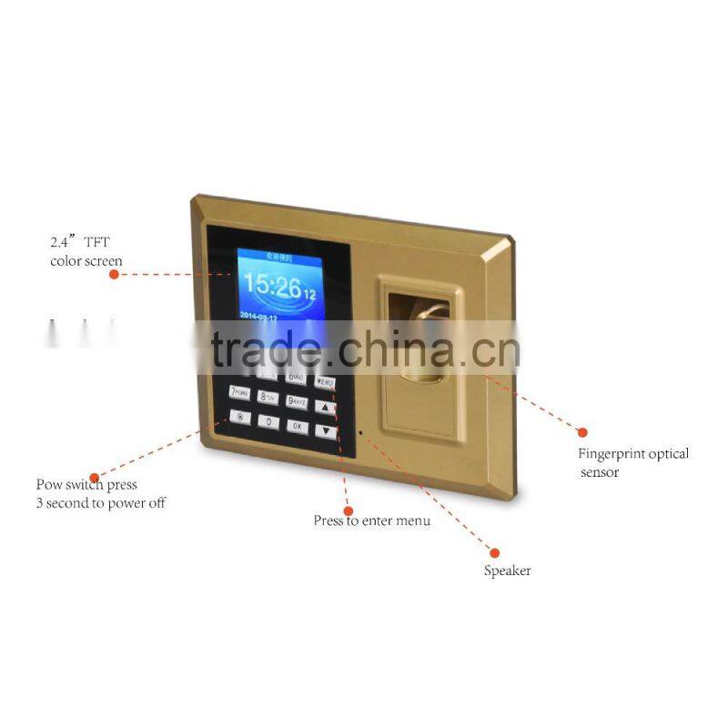 Color screen Biometric fingerprint time Attendance Machine