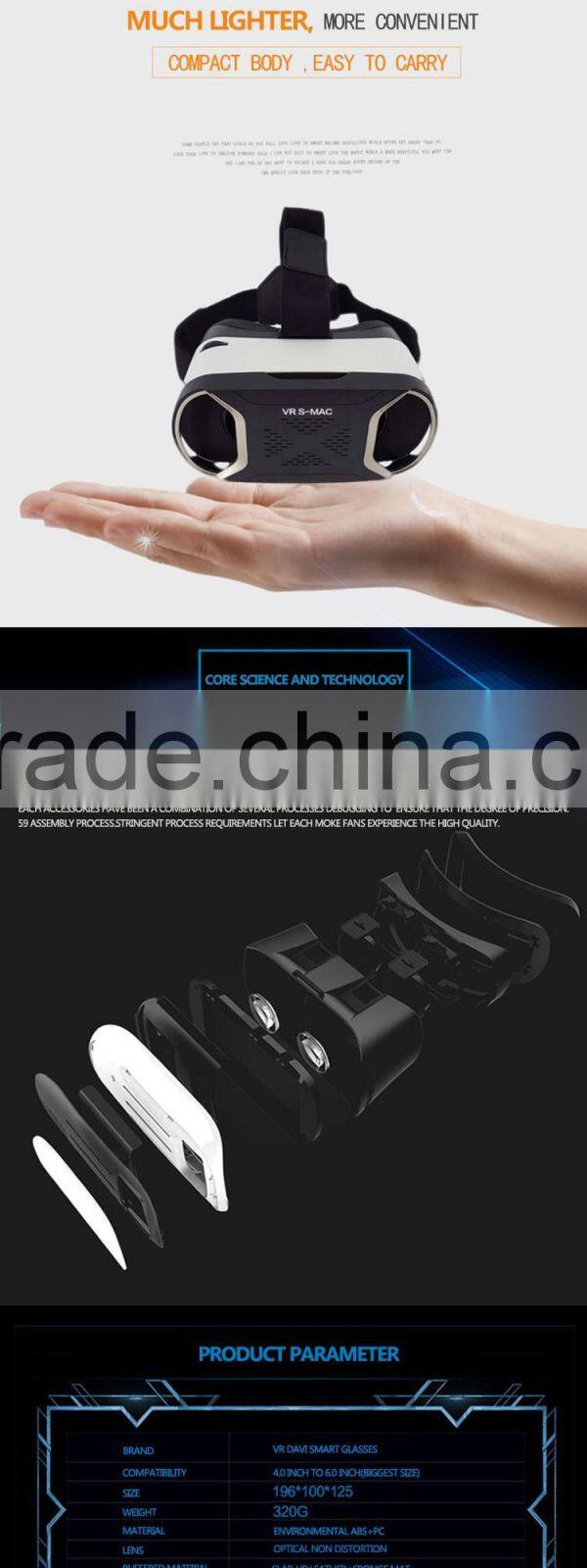 shenzhen 3D vr box 2.0 version virtual reality 3d glasses vrarle