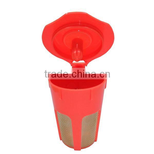 Single serve coffee filter disposable cups for use in keurig brewer