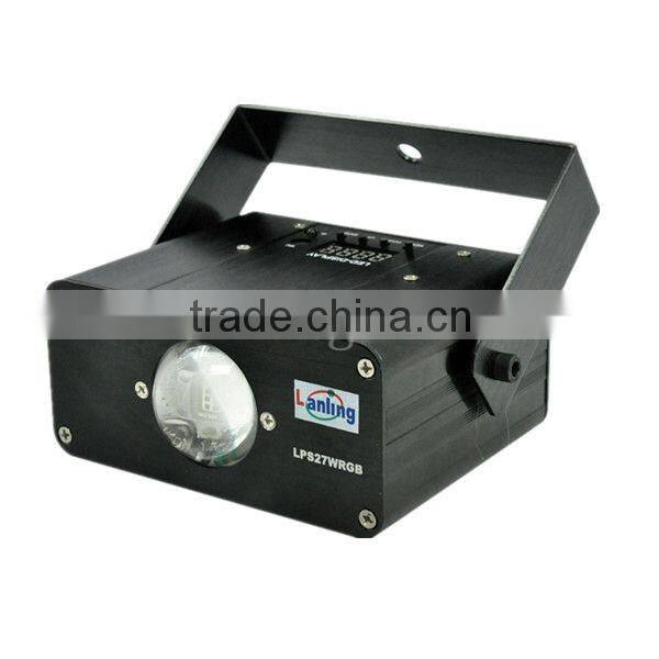 LPSC27WRGB-RC 1*27W RGB 3-in1 Remote Control Superbright Indoor LED Stobe Flash Light Aluminum housing