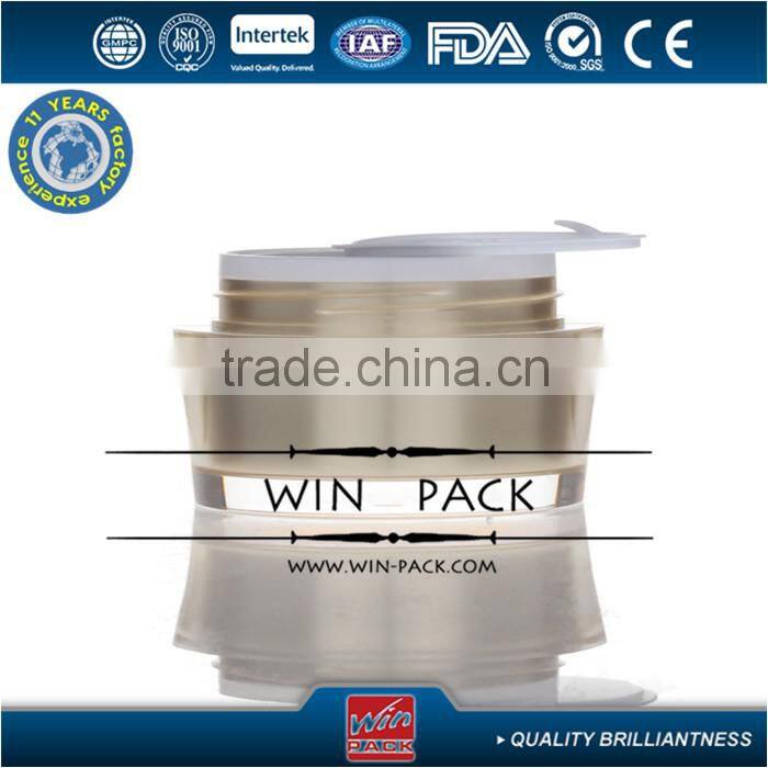 Top selling wryshoulder acrylic bottle, wryshoulder cream jar