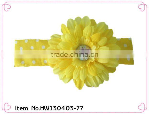 child soft stretch flower headbands accessories