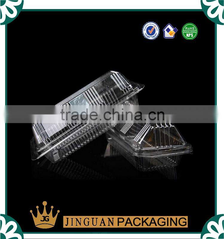 China transparent plastic food packing boxes