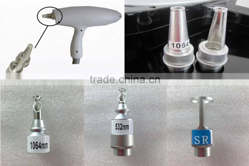 Easy work professional 1064nm 532nm Portable Q Switched Nd yag laser ipl tattoo removal machine