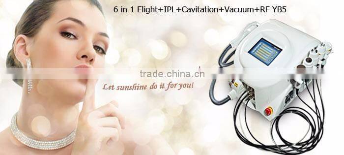 Top selling 6 IN 1 multifunction esthetic salon machine for hair removal&skin rejuvenation