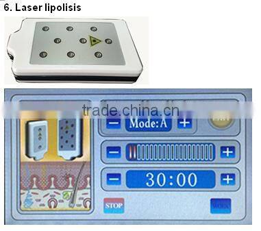 cavitation, vaccum & biolar RF, RF body/ face, laser lipolisis KIM8 Slimming laser system