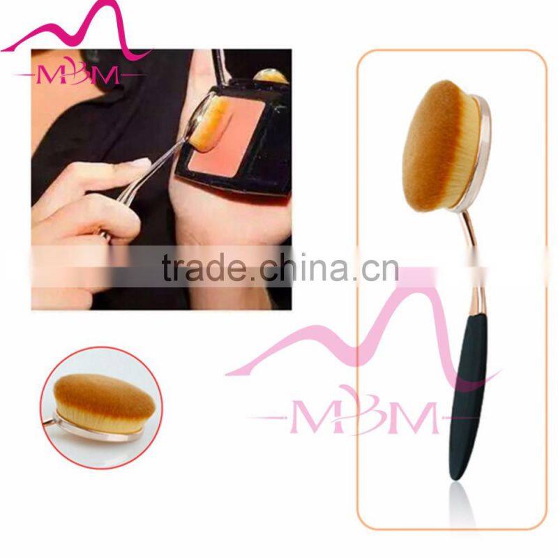 No brand wholesale makeup brushes, synthetic hair wood hand 10pcs makeup