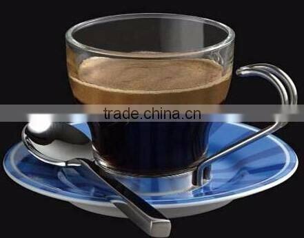 coffee cup with mug and saucer