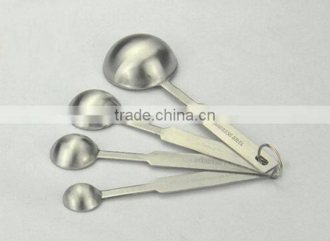4pcs set popular stainless steel measuring spoon