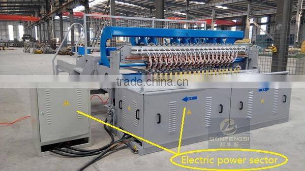 Synchronous control technology fully automatic fence panels wire mesh welded machine