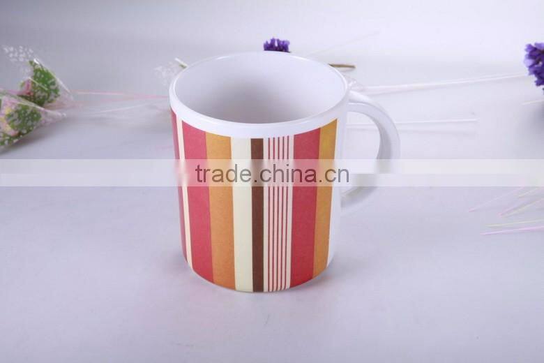 2016 NEW 16 oz melamine cup ,set of 4, melamine mug with custom decal, porcelain mug