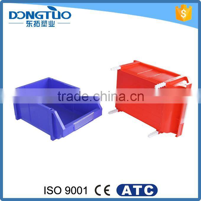 Plastic shelf bin wholesale customer Logo, warehouse plastic storage bins