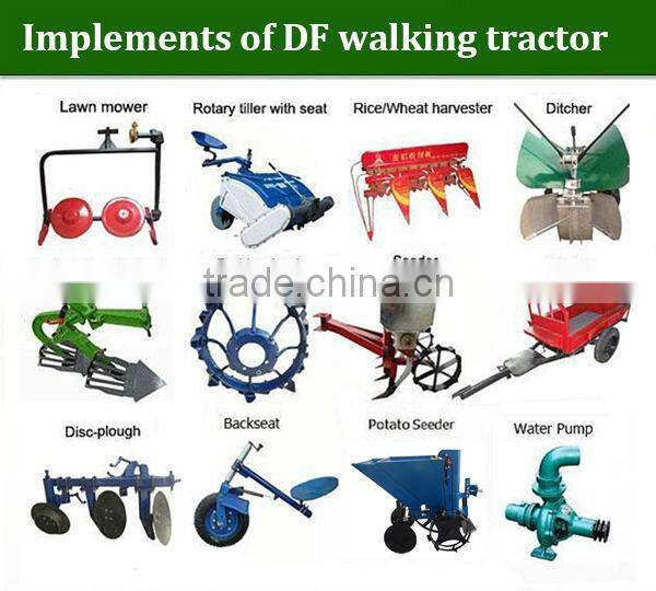 China tractor implements for sale! Diesle walking tractors with different types farm implements for sale !