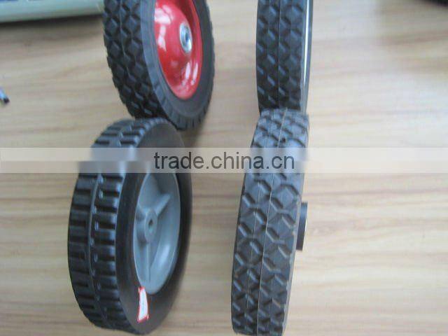 hand truck tire with plastic hub semi pneumatic 10" x 2.5 wheel