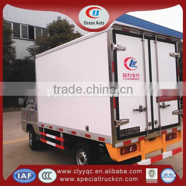 Foton 4X2 left hand drive mini refrigerator freezer truck
