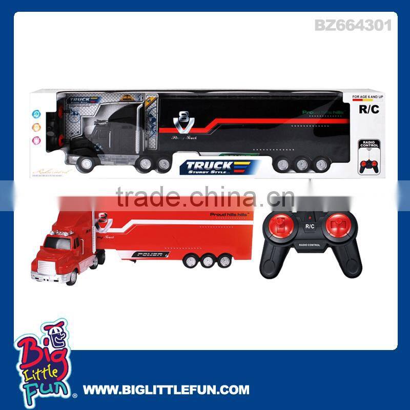 4 channels remote control toy truck,trailer truck toy