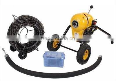 S200 Sectional Pipe Drain Cleaning Machine , Drain Cleaner Spring 2-8''