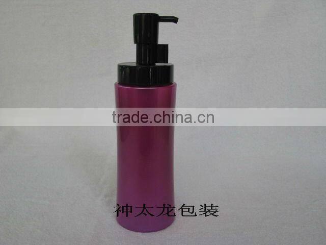 plastic pet 400ml shampoo bottle