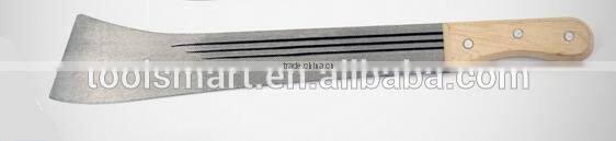 the good quality carbon garden steel machete with wooden handle