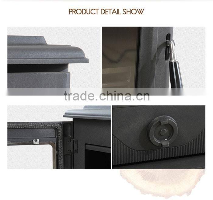 Cast iron type wood burning stove/Fireplace with back boiler DHF910B