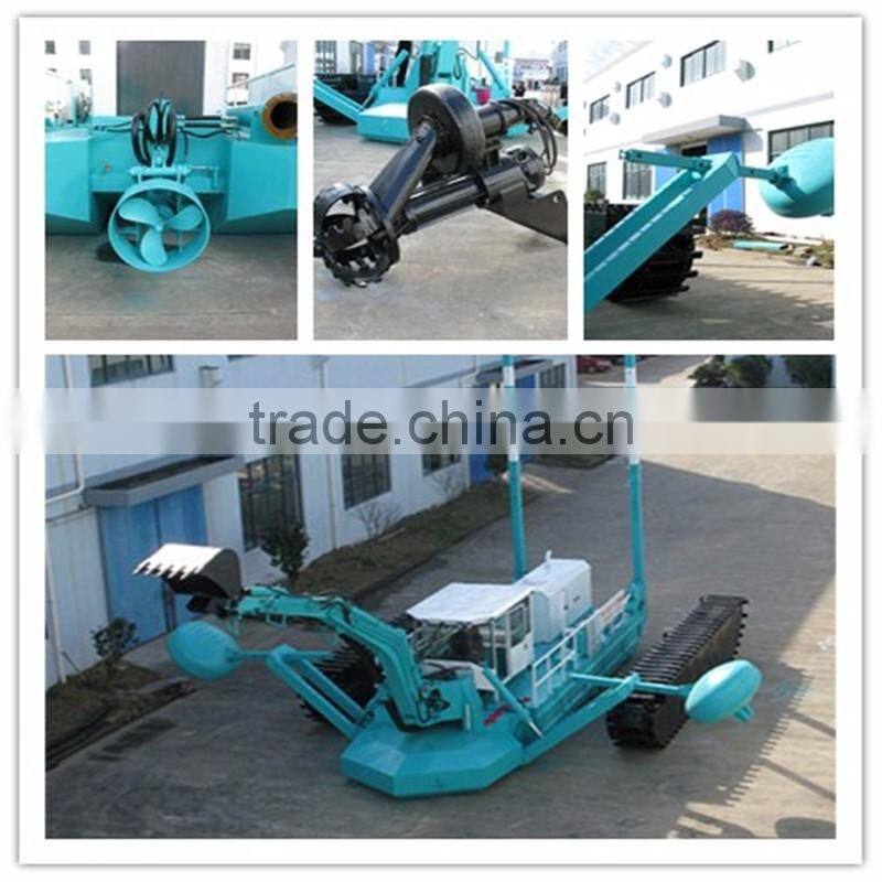 Watermaster with Excavator bucket and cutter head