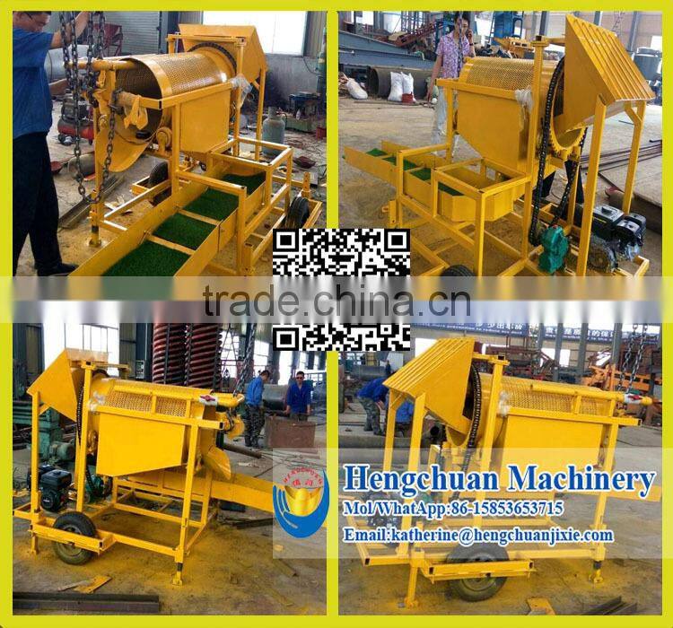 Clay Drum Screen for Placer Commercial Choice Big Capacity Mobile Gold Washing Machine Trommel