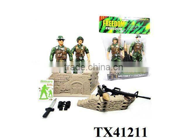 soldiers toys with guns and broadsword MILITARY TOY