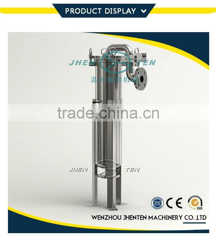 Low price stainless steel top entry bag filter