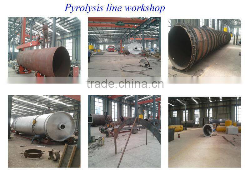 Pyrolysis Plant For Waste Tyre/Rubber/Plastic Refine To Oil