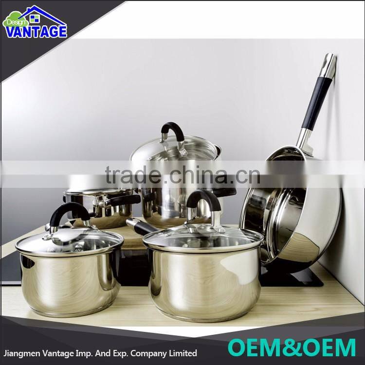 Cooking Multifunction cookware sets stock stainless steel cooking pots and pans set