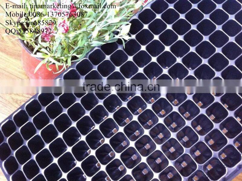High Quality PS Material Plastic Type Gardening Flower Seed Nursery Tray with 200 cells