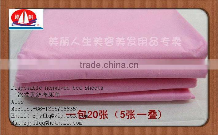 Disposable nonwoven bed sheets