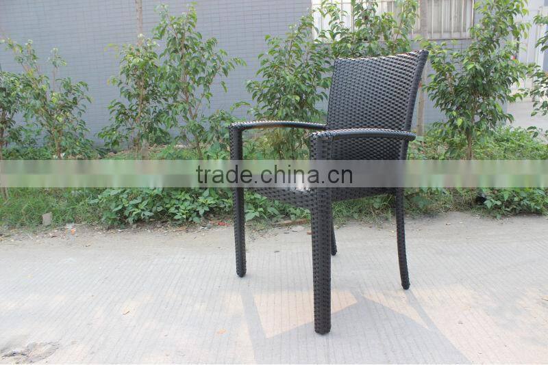 Outdoor garden plastic chair for dining