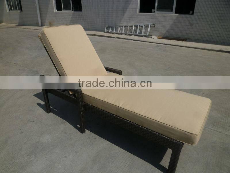 A - outdoor furniture modern sun lounger bed wicker bench CF780