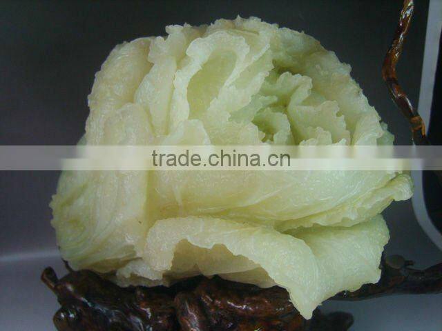 Hand Carved White Marble Cabbage