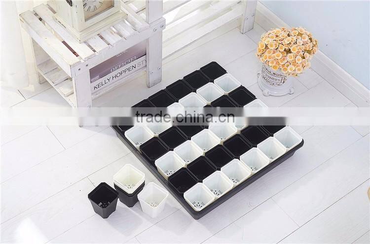 Plastic 20 Divided Plant Flower Pots Tray